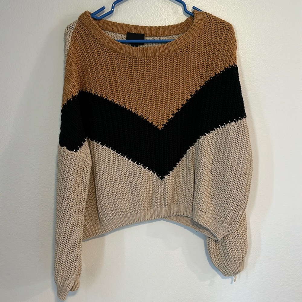 Lumiere chevron sweater